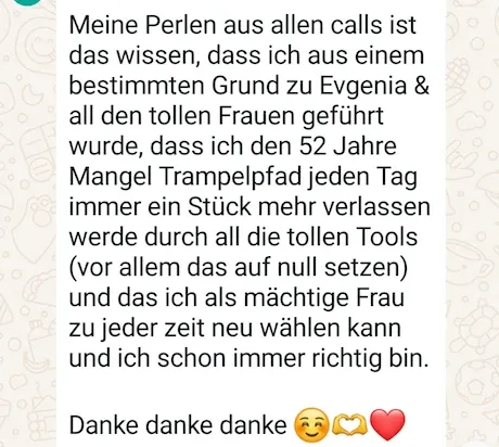 Screenshot einer Kundenstimme zum No Limits Intensivkurs (6)