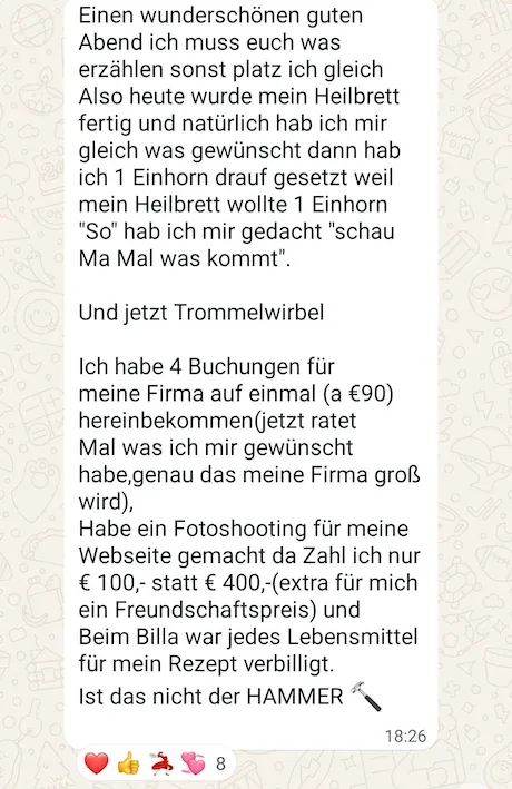 Screenshot einer Kundenstimme zum No Limits Intensivkurs (9)