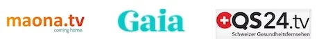 maona.tv, Gaia und QS24.tv
