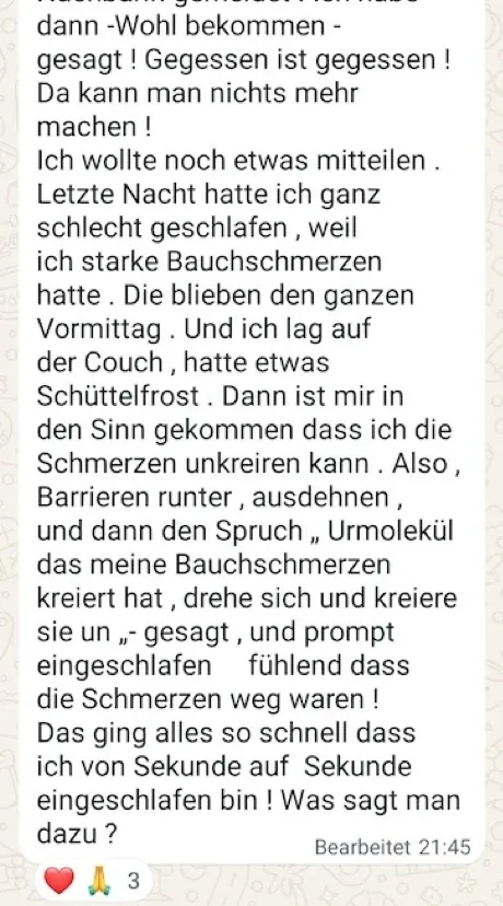 Screenshot einer Kundenstimme zum No Limits Intensivkurs (10)